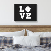 Tennis Love Canvas Afdruk (Insitu (Slaapkamer))