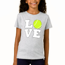 Tennis LOVE Cute Girls Tennis Player of Fan Sports