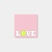 Tennis LOVE Cute Kantoor Post Post-it® Notes (Voorkant)