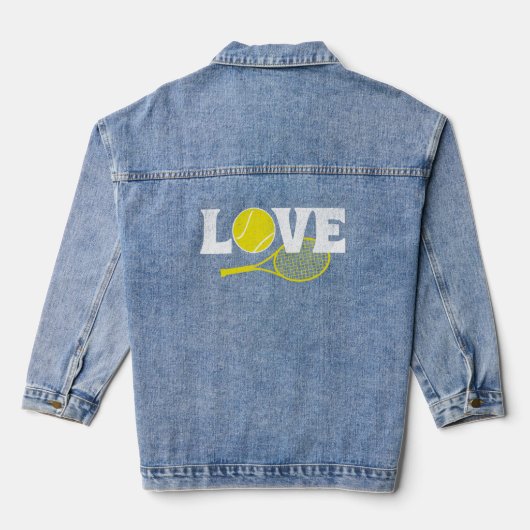 Tennis Love Denim Jacket (Achterkant)