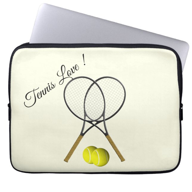 Tennis Love Doubles Laptop Sleeve (Voorkant)
