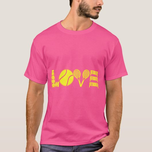 Tennis Love family T-shirt (Voorkant)