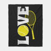 Tennis Love Fleece Deken (Voorkant)