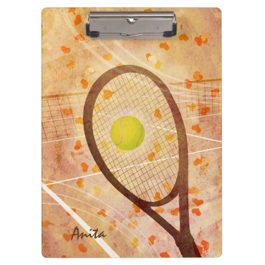 Tennis Love girl tennis Klembord (Voorkant)