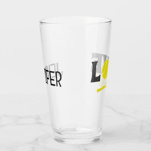 Tennis Love Glas (Rechts)