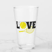 Tennis Love Glas (Voorkant)