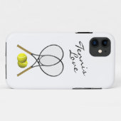 Tennis Love IPhone 5 Hoesje (Achterkant (horizontaal))