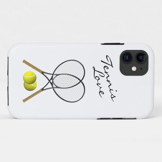 Tennis Love IPhone 5 Hoesje (Achterkant (horizontaal))