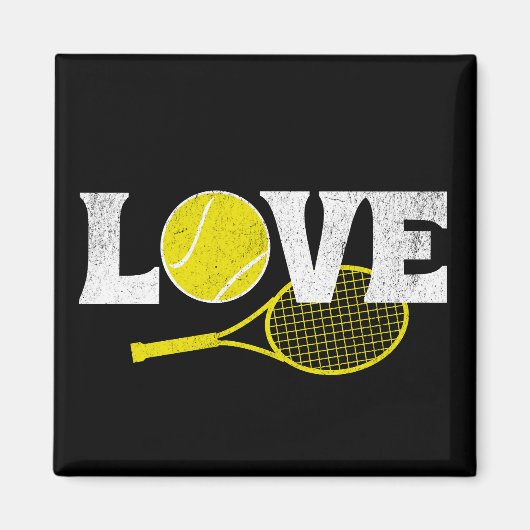 Tennis Love Magneet (Voorkant)
