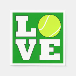 Tennis LOVE Party of Banquet Cocktail Napkins Servet