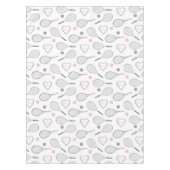 Tennis Love Pattern Tafelkleed (Voorkant)