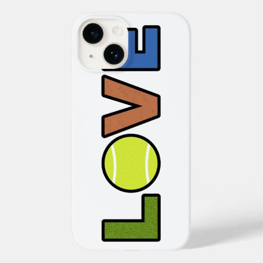 Tennis Love Phone Case (Achterkant)
