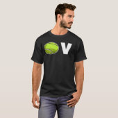 Tennis Love Player Professional Trainer Tennis T-shirt (Voorkant volledig)