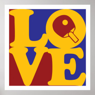Tennis Love Poster