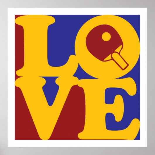 Tennis Love Poster (Voorkant)