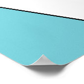 Tennis LOVE Poster Aangepast kleurenvierkant (Hoek)