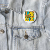 Tennis Love Ronde Button 5,7 Cm (In situ)