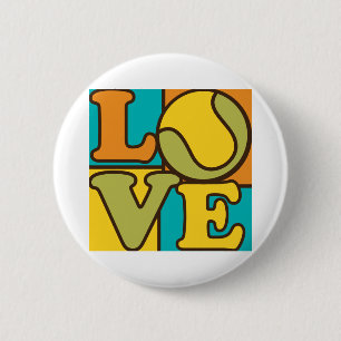 Tennis Love Ronde Button 5,7 Cm