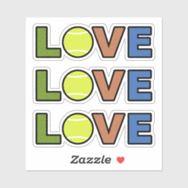 Tennis Love Stickers