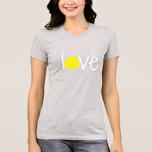 Tennis "Love" T-shirt (Voorkant)