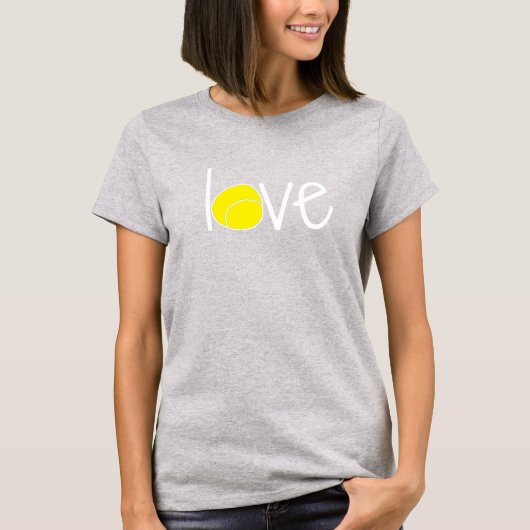 Tennis "Love" T-shirt (Voorkant)