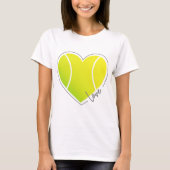 Tennis Love T-shirt Women's (Voorkant)