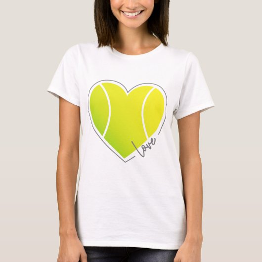 Tennis Love T-shirt Women's (Voorkant)
