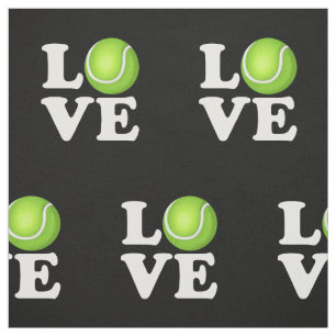 Tennis Love Tennis Fan Stof