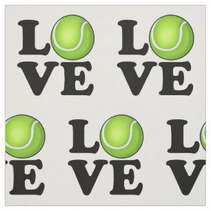 Tennis Love Tennis Fan Stof