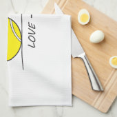 Tennis Love Theedoek (Quarter Fold)