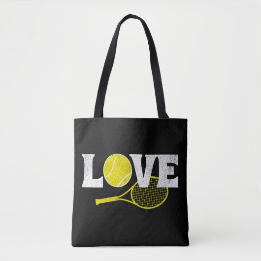 Tennis Love Tote Bag (Voorkant)