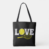 Tennis Love Tote Bag (Achterkant)