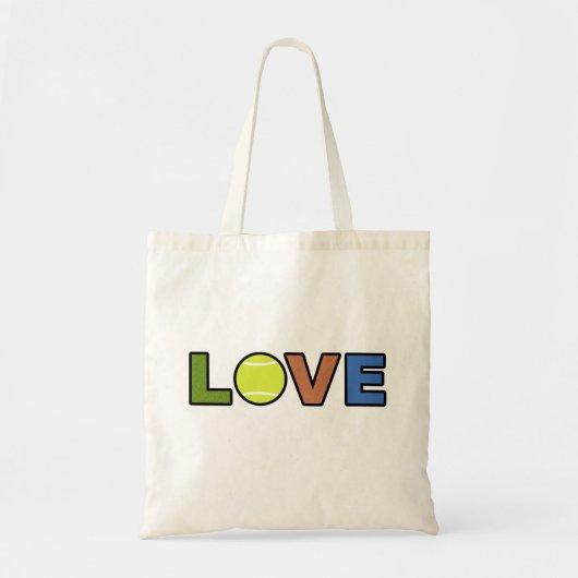 Tennis Love Tote Bag (Voorkant)