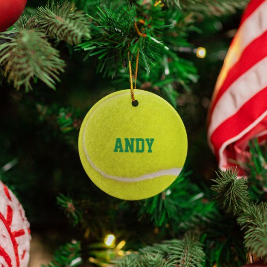 Tennis Lover - Gepersonaliseerd Ornament