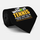 Tennis Lover Gift Idea - Tennis Gezegde Stropdas (Opgerold)