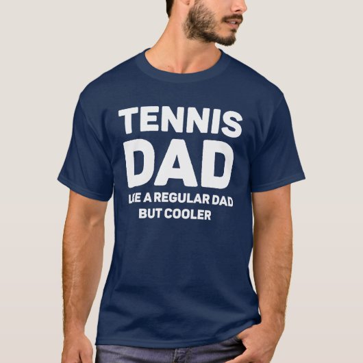 Tennis Lover Grappig Cool Tennis Papa T-shirt (Voorkant)