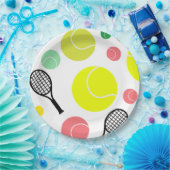 Tennis Lover Papieren Bordje (Feest)