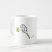 Tennis Lover | tennisgeschenk Koffiemok (Voorkant links)
