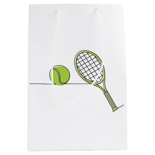 Tennis Lover | tennisgeschenk Medium Cadeauzakje (Voorkant)