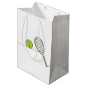 Tennis Lover | tennisgeschenk Medium Cadeauzakje (Voorkant Gekanteld)