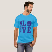 Tennis Lovers, Tennis LOVE, Tennis t-shirt (Voorkant volledig)