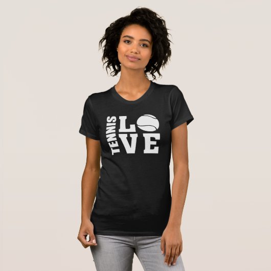 Tennis Lovers, Tennis LOVE, Tennis t-shirt (Voorkant volledig)