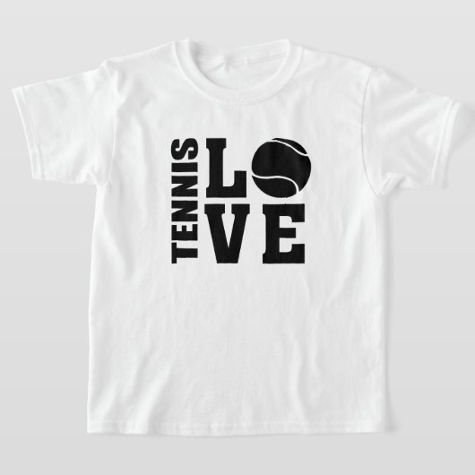 Tennis Lovers, Tennis LOVE, Tennis t-shirt (Laagn)