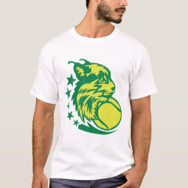 Tennis lynx logo sport Club 2c8 T-shirt