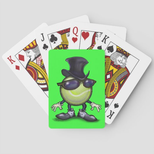 Tennis Magicia Pokerkaarten (Achterkant)