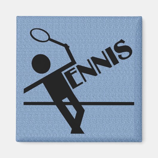 Tennis magnet, pas aan magneet (Voorkant)