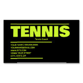 Tennis Magnetisch Visitekaartje (Voorkant)