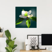 Tennis Magnolia, tennis Poster (Thuiskantoor)