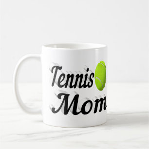 Tennis mam halve tekst koffie Mok