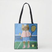 Tennis mam Life for cat lover Tote Bag (Voorkant)